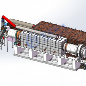 連續(xù)式炭化爐,鈉電負極材料炭化回轉(zhuǎn)窯,炭化爐設備